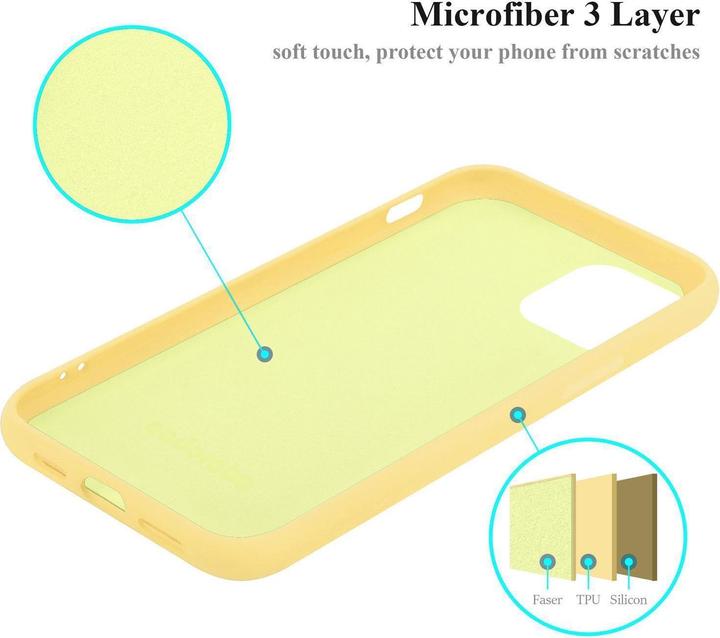 Actual product image Cadorabo TPU Liquid Silicone Case Cover (Apple iPhone 13 Pro Max)