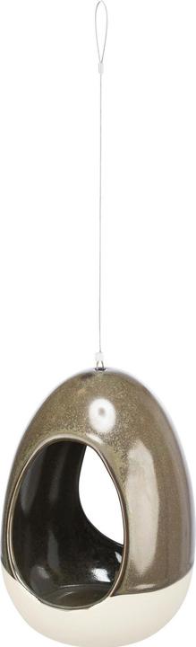 Productafbeelding Trixie Hangend waterbakje voor vogels, keramiek, 150 ml/ø12x16 cm, groen
