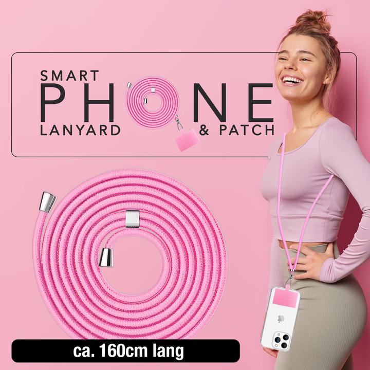 Image du produit Nalia Chaîne universelle pour téléphone portable à porter autour du cou avec pad