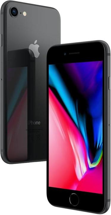 Image du produit Apple 8 64GB Gris Espace - remis à neuf (64 Go, Space grey, 4.70", 12 Mpx, 4G)