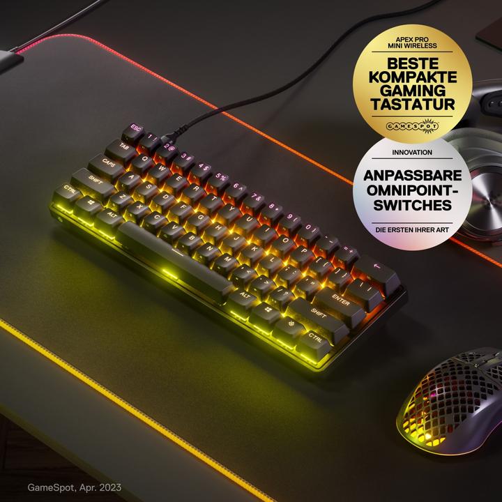 Produktbild SteelSeries Apex Pro Mini (DE, Kabelgebunden)
