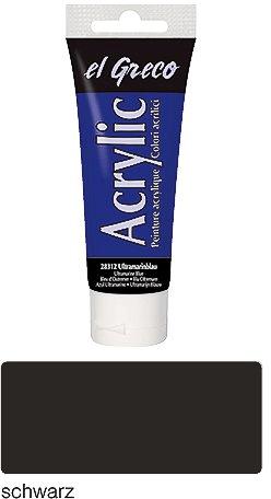 Image du produit Kreul Peinture acrylique 75ml (Noir, 75 ml)