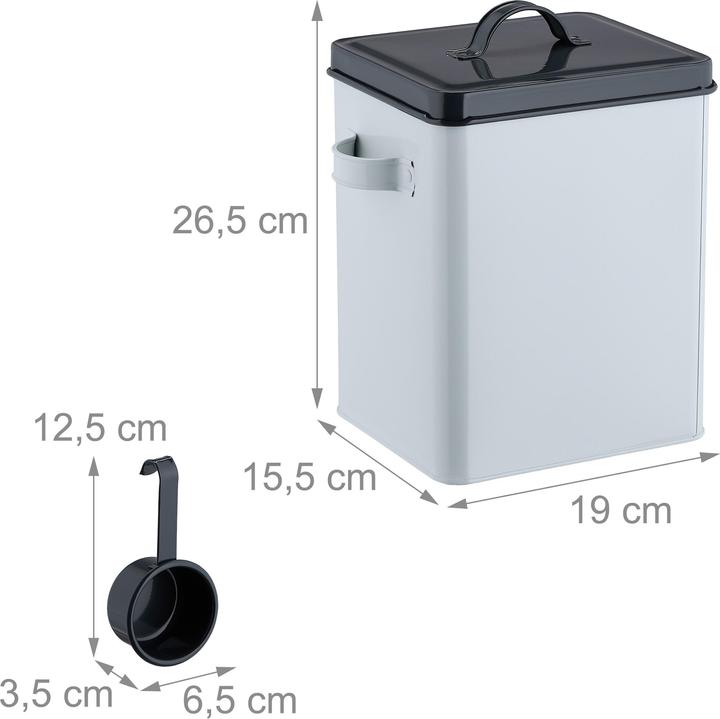 Actual product image Relaxdays 2x food storage box
