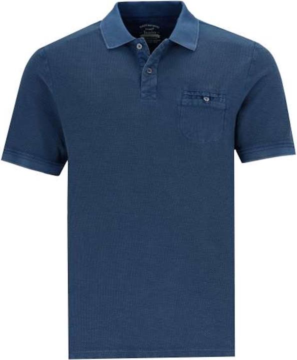 Hajo Poloshirt Garment Dye Kurzarmshirt mit Polokragen