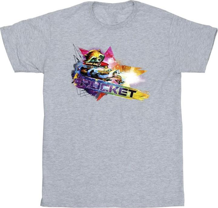 Image du produit - T-shirt GUARDIANS OF THE GALAXY ABSTRACT ROCKET RACCOON - Homme (3XL)