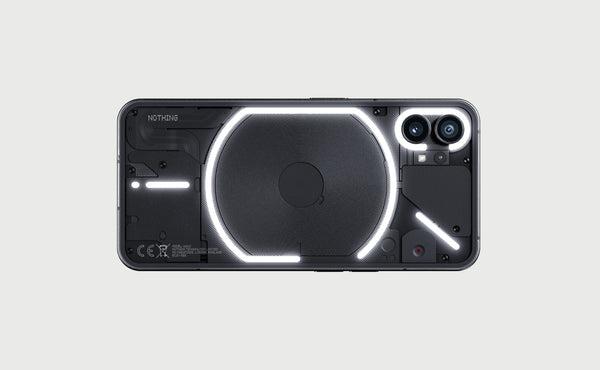 Actual product image Nothing Phone (1) (12GB) (256 GB, Black, 6.55", Dual SIM, 50 Mpx, 5G)