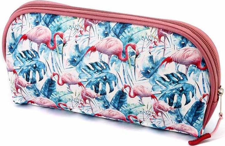 Immagine prodotto Oh My Pop! Borsa da toilette piccola in gelatina Flamenco Tropical