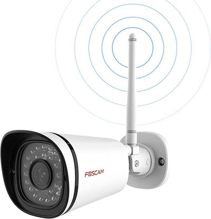 Actual product image Foscam FN7108W-B4-1T Video Surveillance System White 1x NVR (FN7108W) incl. 1TB hard disk, 4x WLAN-K (1920 x 1080 Pixels)