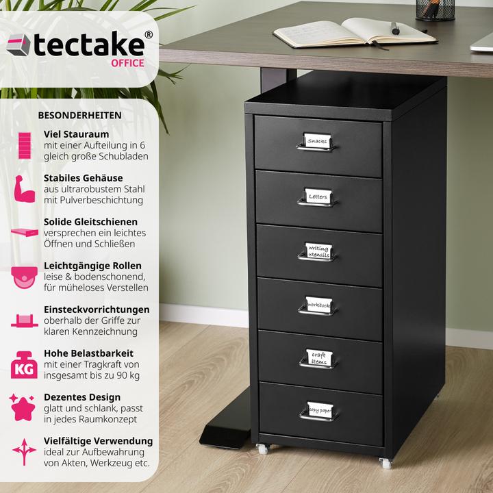 Immagine prodotto tectake contenitori in rotolo (41 x 28 x 69 cm)