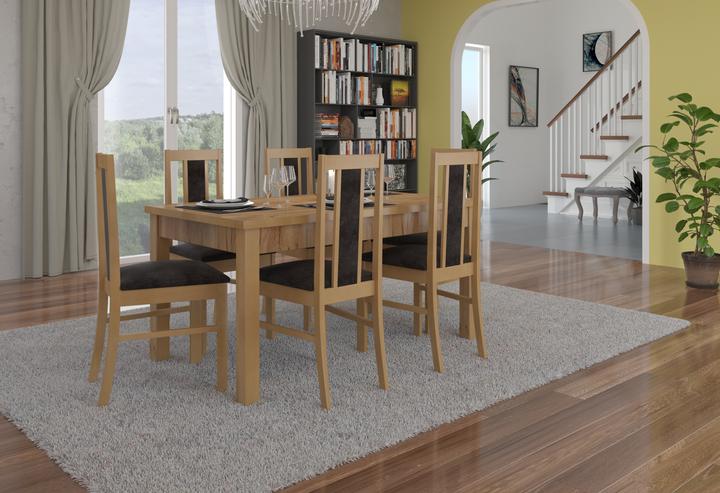 Produktbild ADRK Furniture Tisch- und Stuhlset RODOS 52 (140 x 80 x 75 cm)