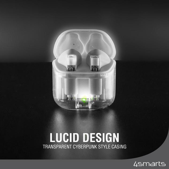 Actual product image 4smarts True Wireless Bluetooth Headphones SkyBuds Lucid white (NC, 25 h, Wireless)