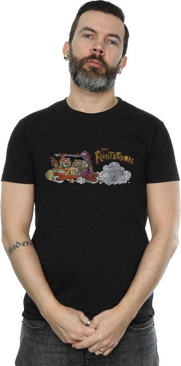 Produktbild The Flintstones Family Car Distressed TShirt (M)