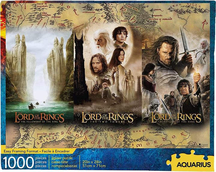 Produktbild Aquarius Herr der Ringe Triptych (Puzzle) (1000 Teile)