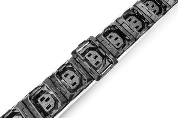 Actual product image Digitus Basic IT PDU, 3-phase 16A, 24 x C13, 3 x C19, 3 m supply cable, IEC 60309 16 A plug