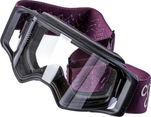 Image du produit Coast Optics Alta 2 Goggle schwarz, Band violett mit klarem Glas