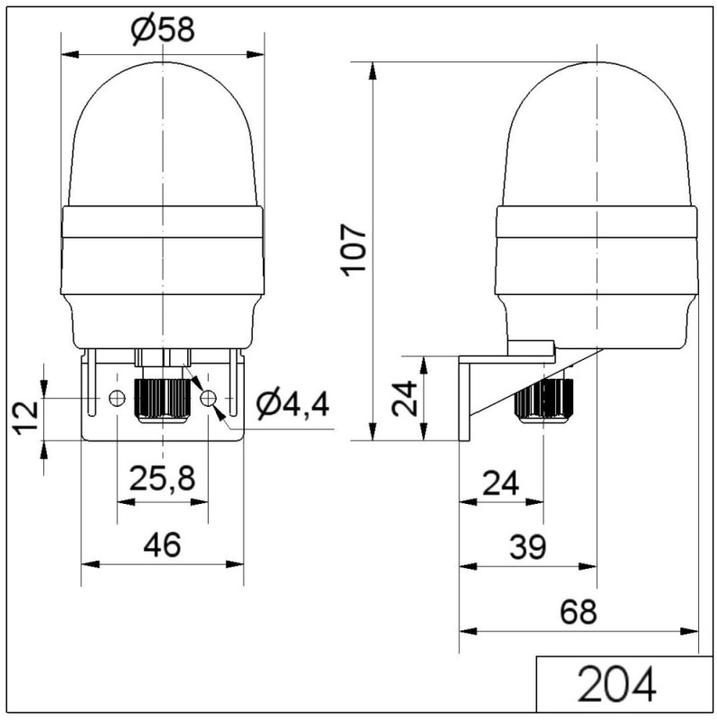 Actual product image Werma WERM LED permanent luminaire