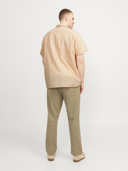 Produktbild Jack & Jones Jjelinen Blend Shirt Ss Sn Pls (5XL)