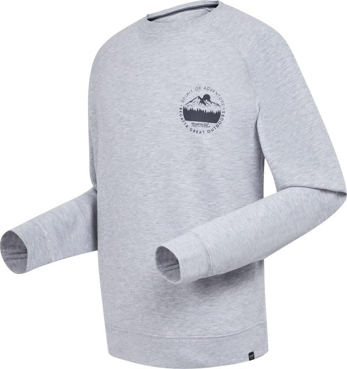 Actual product image Regatta Mens Nithsdale Mountain Crew Neck Crop Sweatshirt (XL)