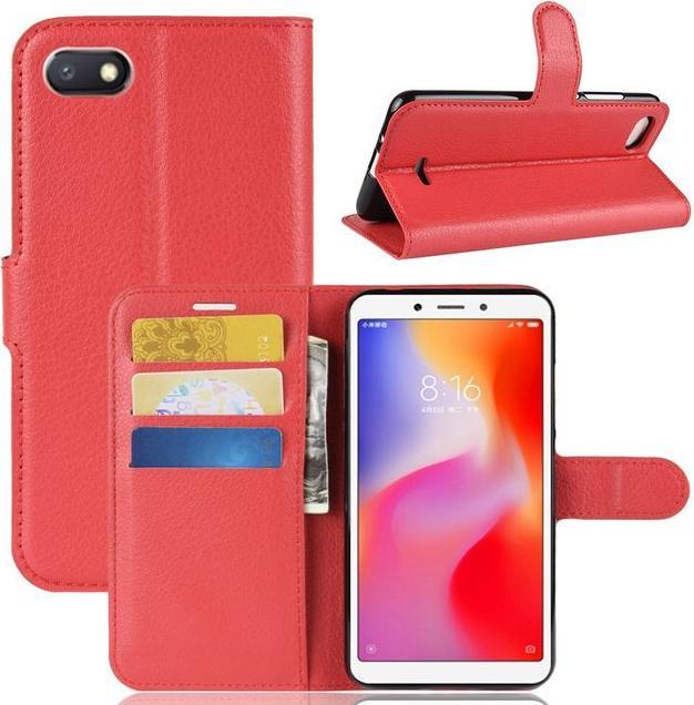 Immagine prodotto MU Classic Serie di copertine per libri in pelle Litchi (Xiaomi Redmi 6A)
