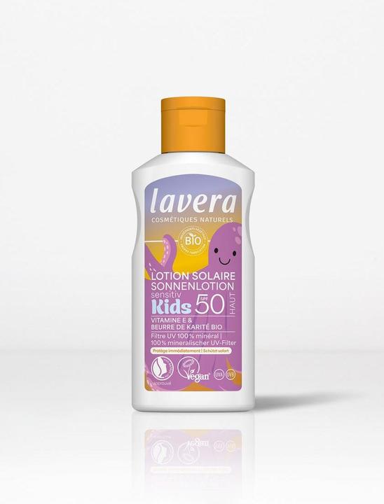 Image du produit Lavera Sonnenlotion KIDS sensitiv LSF50 Flasche 100 ml (Lotion solaire, SPF 50, 100 ml)