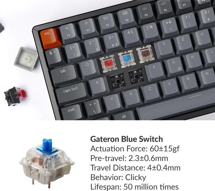 Produktbild Keychron K4 (CH, Kabellos, Kabelgebunden)