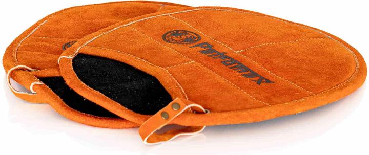 Petromax Topflappen 'Aramid Pro 300' mit Eingriff 2 Stück feuerfest (100% Aramid (Polyamid), 100% Polyester, rauleder, enthält nichttextile Bestandteile tierischen Ursprungs)