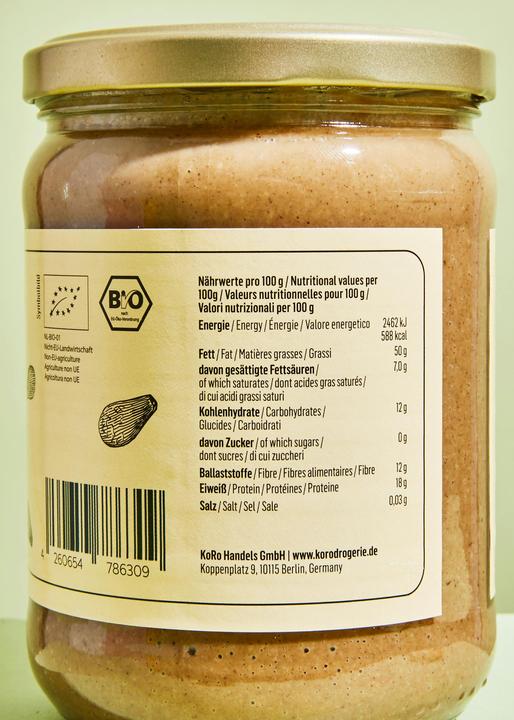 Image du produit KoRo Purée de sésame bio à base de graines de sésame non décortiquées (500 g)