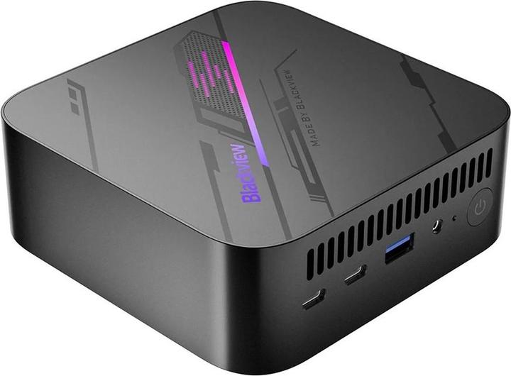 Actual product image Blackview Mini PC MP100 Ryzen 7-5700U 32GB SSD 1TB Win 11 Pro Czarny (AMD Ryzen 7 5700U, 32 GB, 1000 GB, AMD Radeon Graphics)