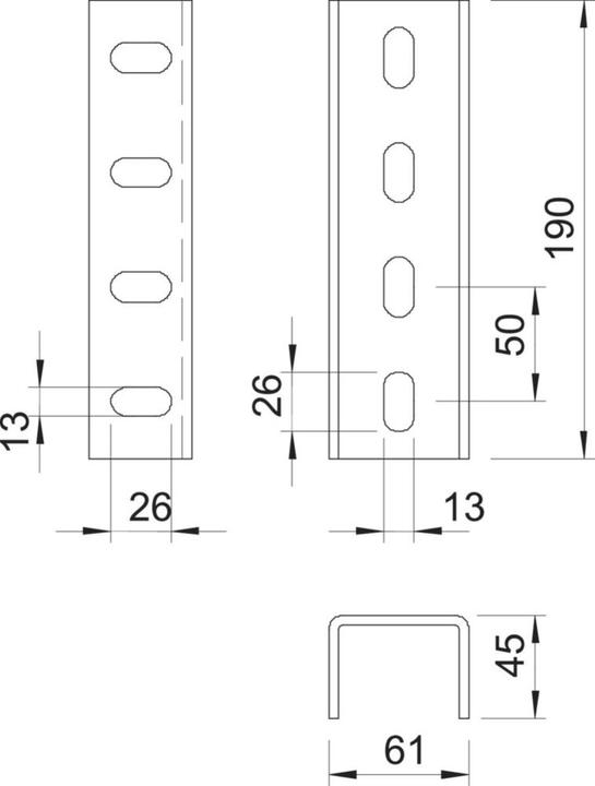 Immagine prodotto OBO Bettermann Connettore a U VUS 7 FT (U/UTP, CAT7, 115.90 m)