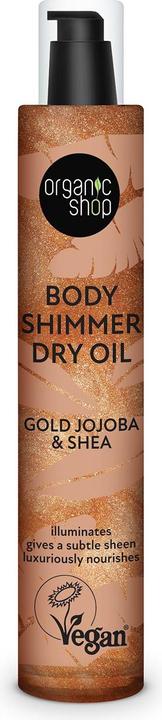 Natura Siberica Olio secco Body Shimmer Oro Jojoba e Karité 100ml (Olio corpo, 100 ml)