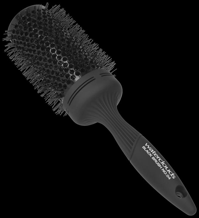 Actual product image Waterclouds Black Brush 04 Round metal 55mm
