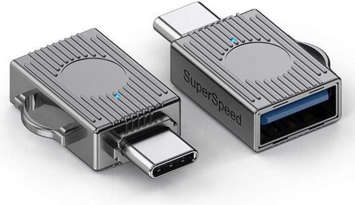 Actual product image PowerGuard Titan USB-C to USB 3.1 Gen2 OTG adapter (USB Type C, USB Type C)