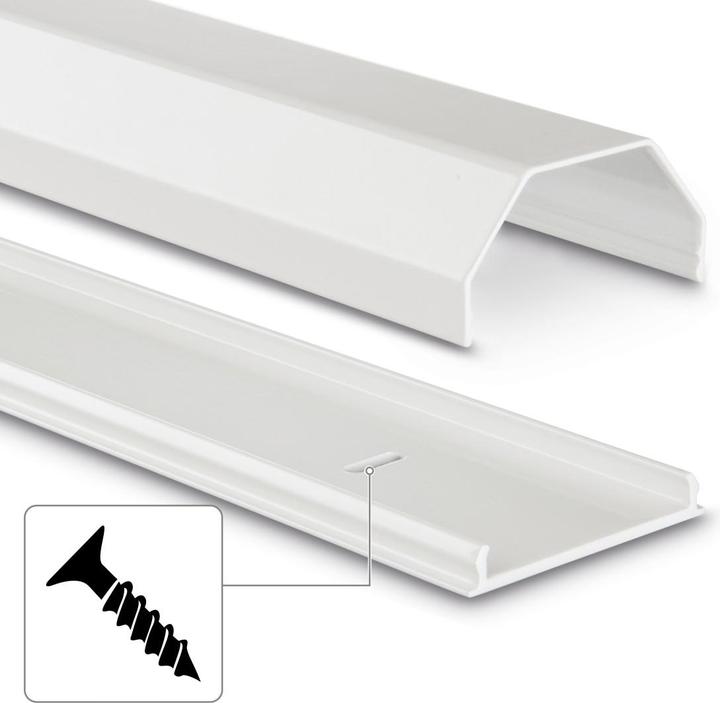 Produktbild Hama Alu-Kabelkanal, eckig (Kabelkanal, 110 cm)