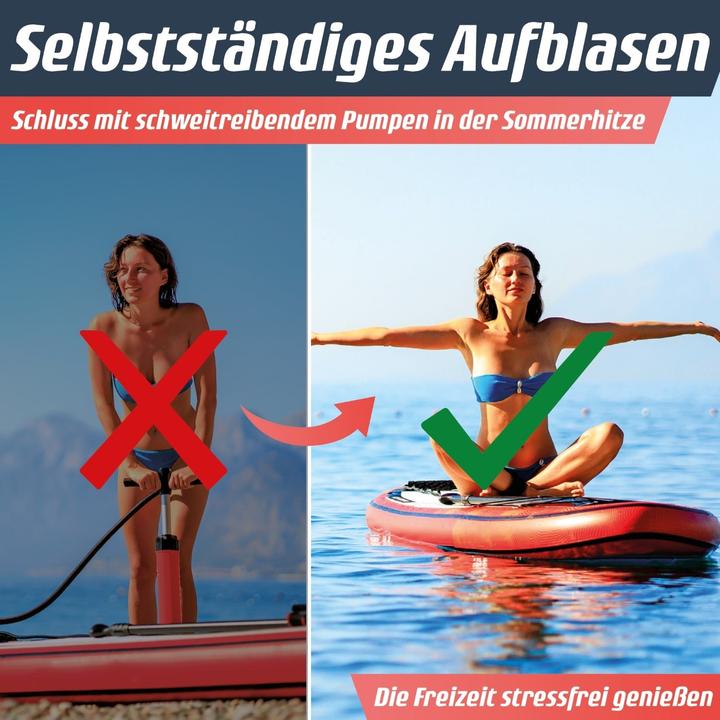 Produktbild Fitleap SUP Pumpe Elektrisch 20 PSI, 12V Pumpe, 2-in-1 Inflation & Deflation
