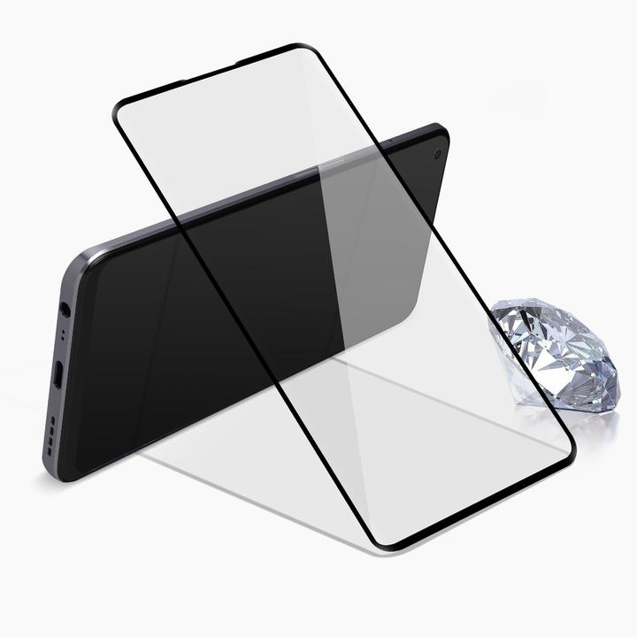 Actual product image Avizar bulletproof glass, glass protective film, protective glass (1 Piece, Realme 8i)