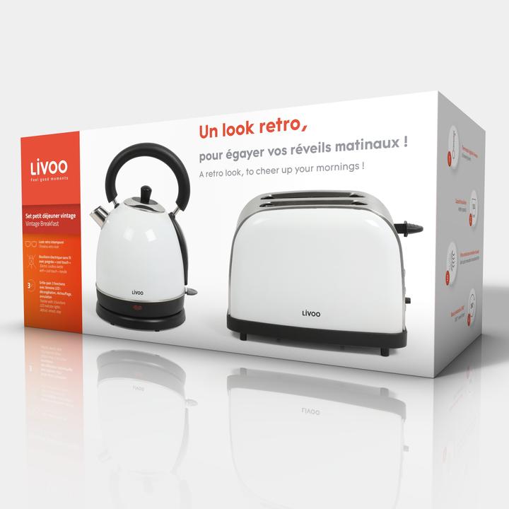 Image du produit Livoo Set de petit déjeuner vintage (1.80 l)