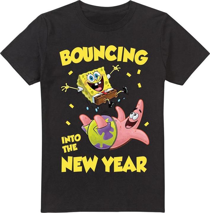 Image du produit Spongebob Squarepants - T-shirt BOUNCING INTO THE NEW YEAR - Homme (XXL)