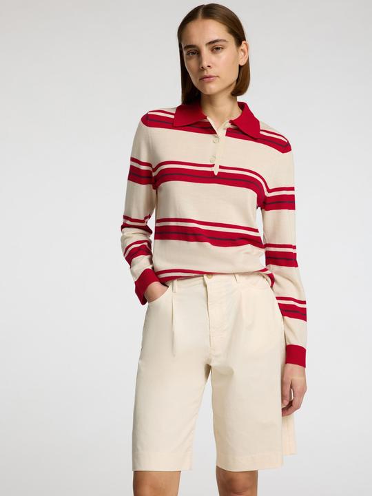 Produktbild Selected Femme 100% Merinowoll Langarm-Poloshirt (S)