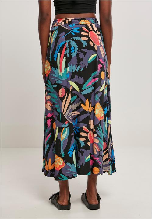 Image du produit Urban Classics Ladies Viscose Midi Skirt (L)