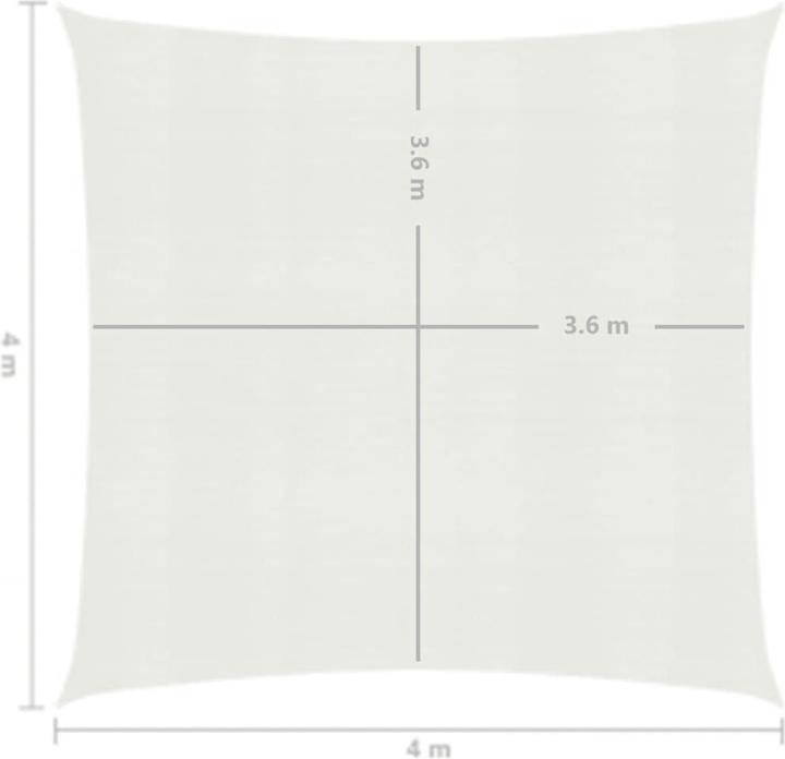Actual product image VidaXL Voile d'ombrage (400 x 400 cm)