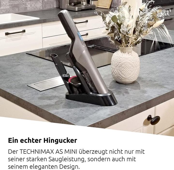 Image du produit TechniSat TSAT TechniMax AS Mini aspirateur à batterie Autonomie jusqu'à 30min EPA 11 560g anth