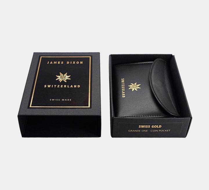 Image du produit James Dixon Grande One - Black/Gold Switzerland - Porte-monnaie