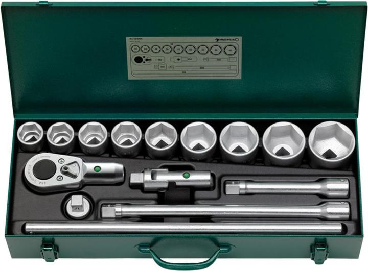 Produktbild Stahlwille Sechskant-Steckschlüsselsatz (32 mm, 45 mm, 58 mm, 50 mm, 41 mm, 43 mm, 44 mm, 33 mm, 54 mm, 34 mm, 42 mm, 56 mm, 35 mm, 46 mm, 55 mm, 37 mm, 57 mm, 39 mm, 48 mm, 38 mm, 52 mm, 49 mm, 40 mm, 60 mm, 47 mm, 36 mm)
