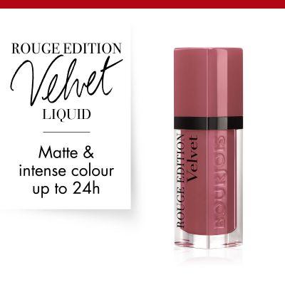 Actual product image Bourjois Rouge Edition Velvet Lipstick (07 Nude-ist)