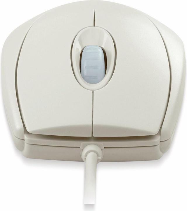 Image du produit CHERRY Souris à roulettes blanc-gris (Filaire)