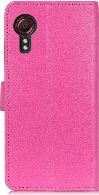 Actual product image MU Classic Litchi Leather Bookcover Series (Samsung Galaxy Xcover 7)