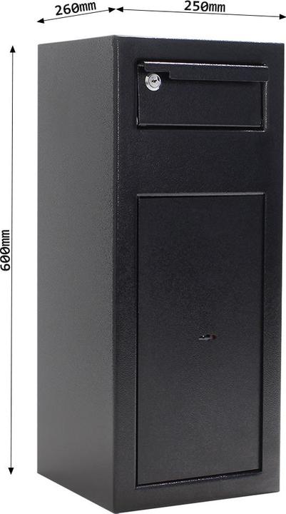 Produktbild Rottner Einwurftresor Cashmatic 1 Doppelbartschloss (18.25 l)