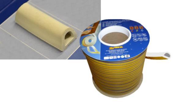 Image du produit Stomil Sanok 1m D 9mm x 7,5mm Blanc Joint de fenêtre Joint de porte EPDM