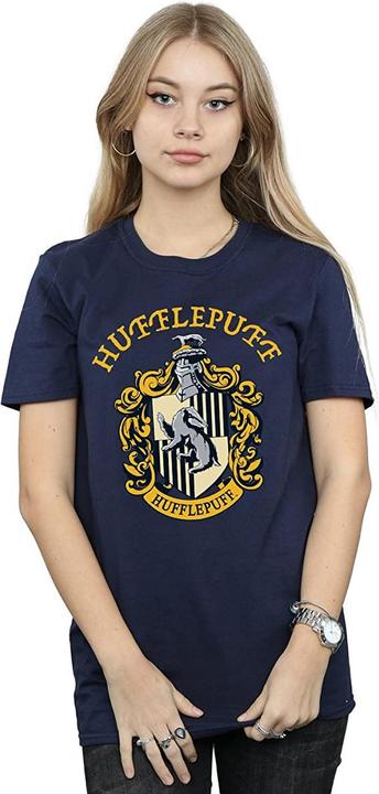 Image du produit Femme/Les femmes Hufflepuff Coton Boyfriend T-Shirt (L)