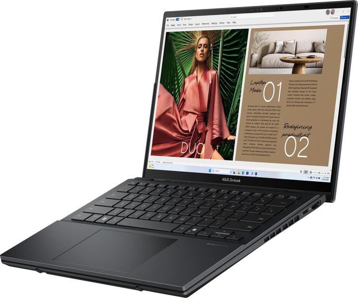 Produktbild ASUS Zenbook Pro 14 Duo OLED (14", Intel Core Ultra 9 285H, 32 GB, 1000 GB, CH)